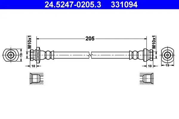24.5247-0205.3 Шлангопровод