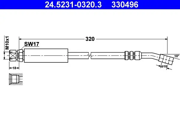 24523103203 Brake Hose