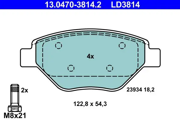 13047038142 Ceramic Brake Pads