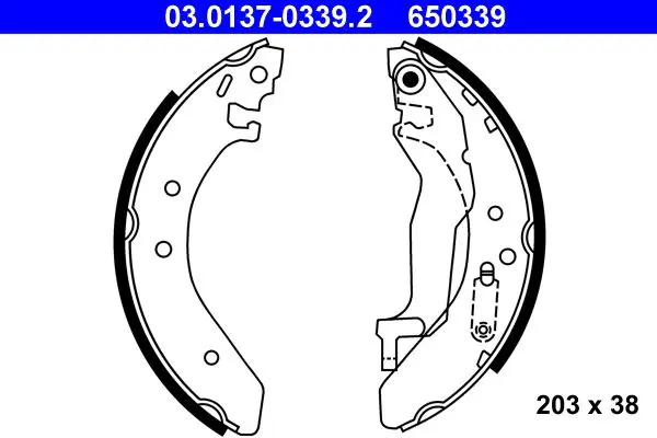 03013703392 TBB SATZ HONDA CIV., ROV. 200