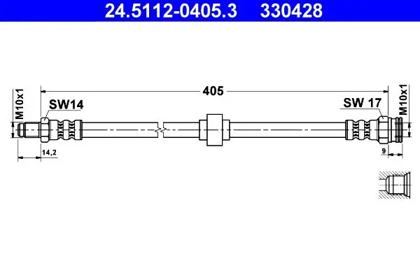 24511204053 Brake Hose