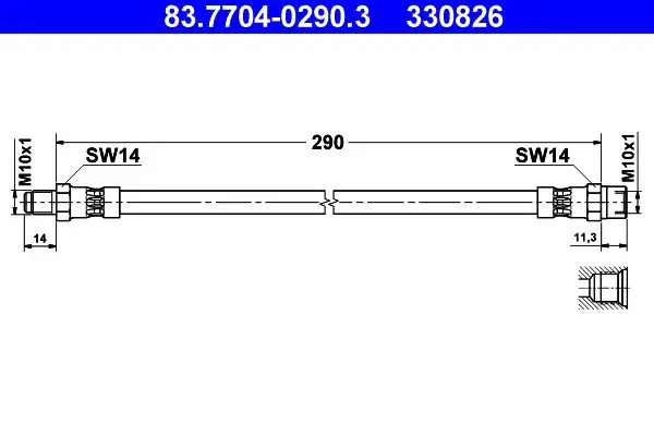 83770402903 Brake Hose