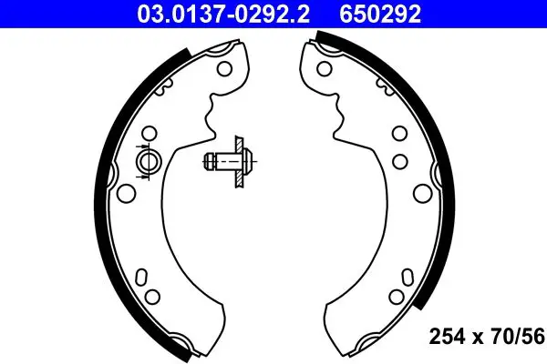 03013702922 Brake Shoe Set