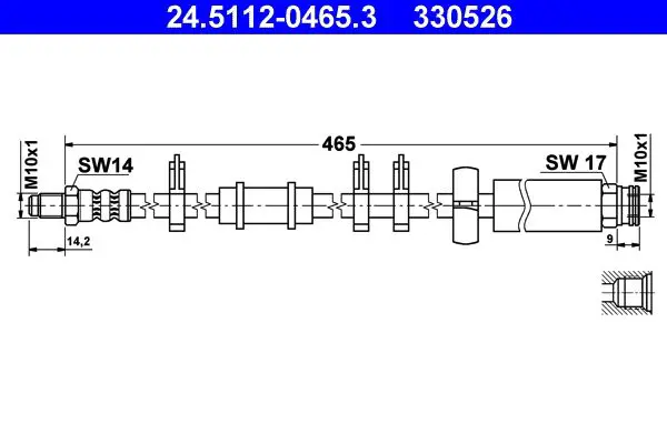 24511204653 Brake Hose