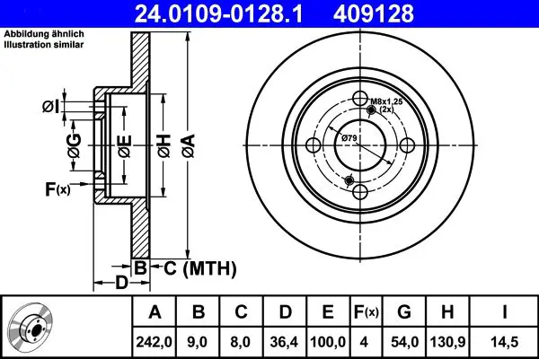 24010901281 Brake Disc