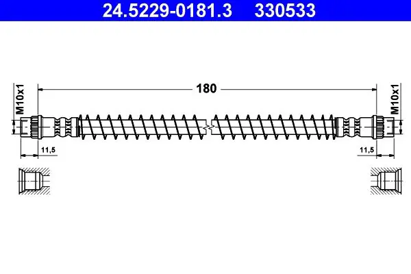 24522901813 Brake Hose