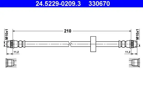 24522902093 Brake Hose