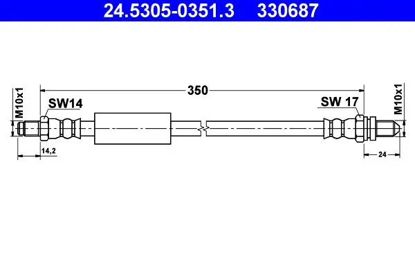 24530503513 Brake Hose