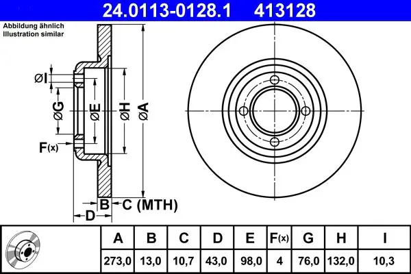24011301281 Brake Disc