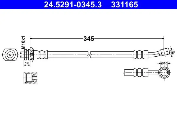 24529103453 Brake Hose