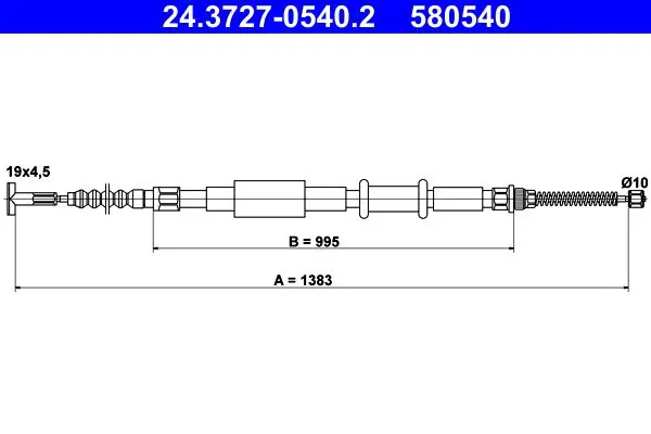 ATE 24372705402 Трос