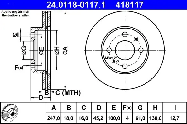 24011801171 Brake Disc