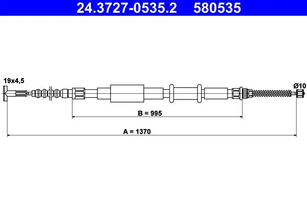ATE 24372705352 Трос