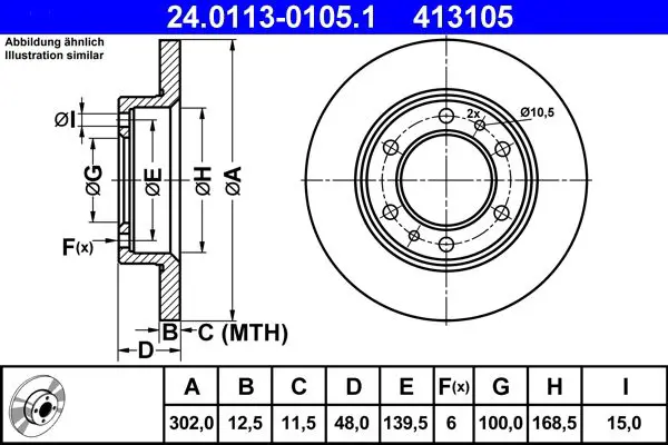 24011301051 Brake Disc