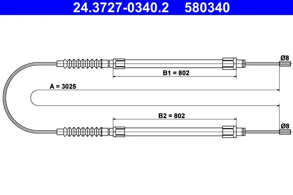 24372703402 BREMSSEIL CITROEN, FIAT UA.