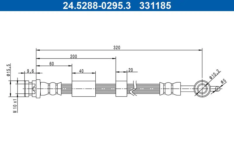 24528802953 Brake Hose
