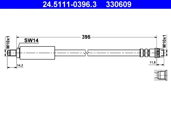 24511103963 Brake Hose