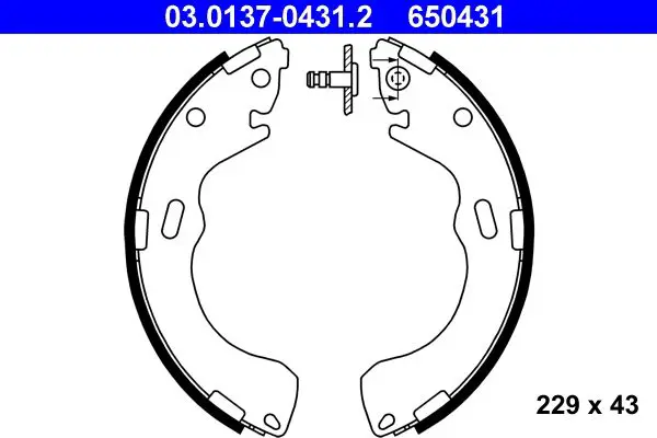 03013704312 TBB SATZ MAZDA 626, PREMACY