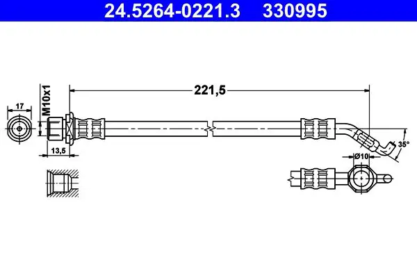 ATE 24526402213 Шлангопровод
