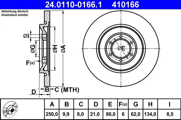 24011001661 Brake Disc