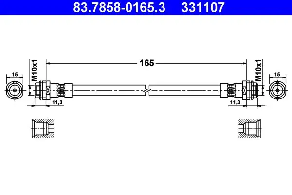 83785801653 Brake Hose