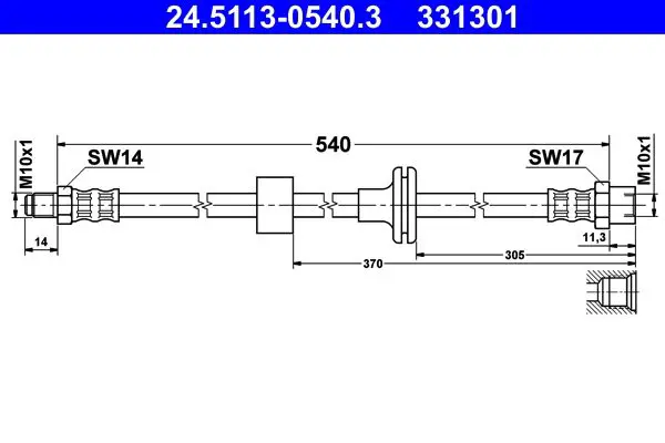 24511305403 Brake Hose