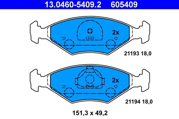 13046054092 Brake Pads