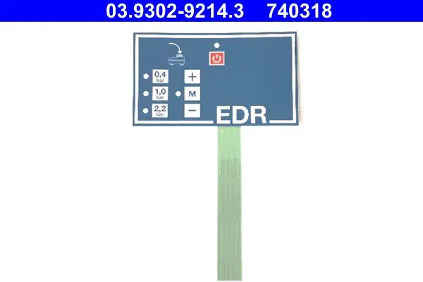 03.9302-9214.3 Мембранная клавиатура,