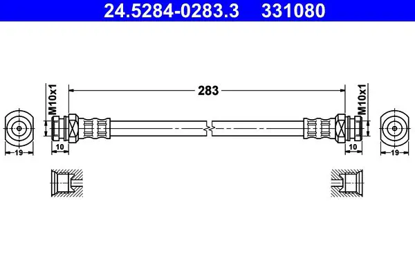 ATE 24528402833 Шлангопровод