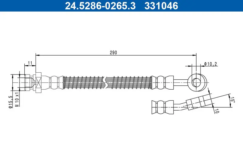 ATE 24528602653 Шлангопровод
