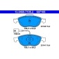 13046071052 Комплект тормозных колодок