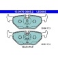 13047036052 КОЛОДКИ ЗАД BMW E36/E46