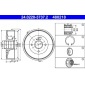 24022037372 Brake Drum W/ Wl.Bear.