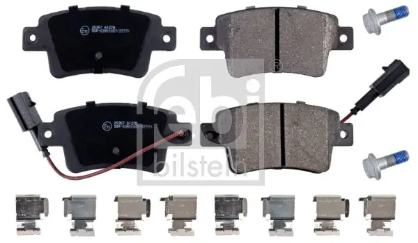 FEBI BILSTEIN 16898 BREMSBELAGSATZ, SCHEIBENBREMSE