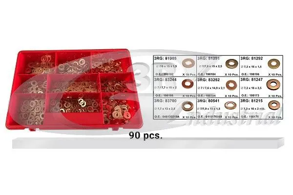 3RG 96017 Комплект прокладок, форсунка