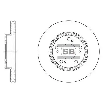 SD4101 Диск тормозной Honda