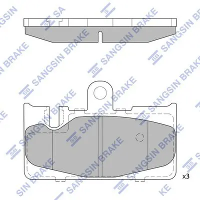 SP1772 Колодки задние LEXUS LS430