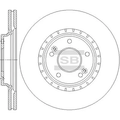 SD1146 Диск тормозной передний