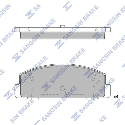 SP2028 Колодки тормозные MAZDA RX 7