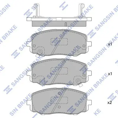  Колодки тормозные HYUNDAI i20