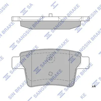 SP2095 Колодки тормозные дисковые