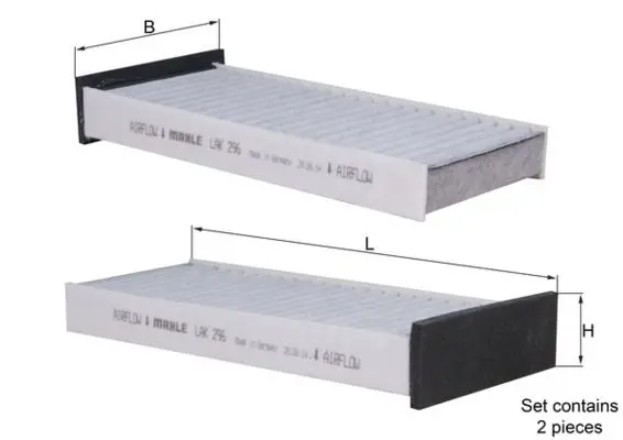 LAK296/S KNECHT Фильтр салона угольный