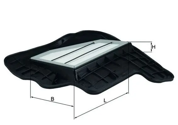LX1685/5 KNECHT Фильтр воздушный BMW: 5 GT 550