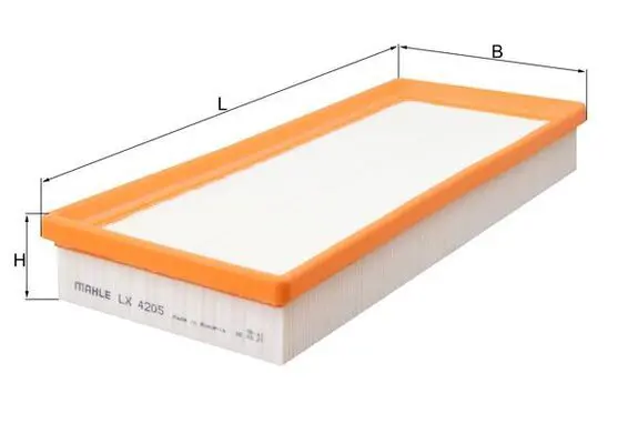 LX 4205 KNECHT Фильтр воздушный MB