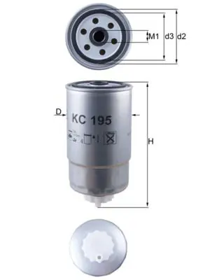 KC195 Фильтр топливный ALFA
