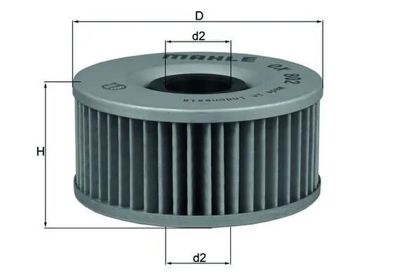 OX802 Фильтр масл.