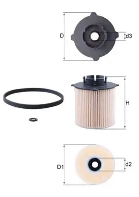 KX265D KNECHT Фильтр топливный