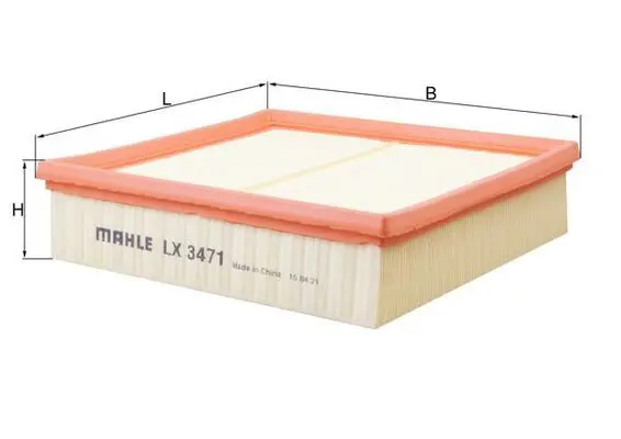  KNECHT LX3471_фильтр воздушный!\ MB