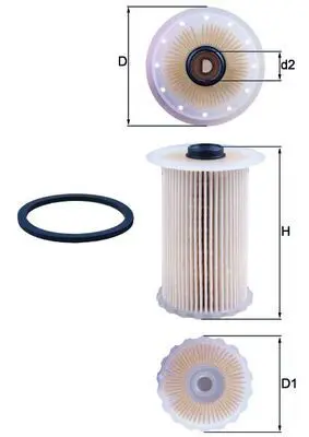 KX229D KNECHT Фильтр топливный FORD: C-MAX