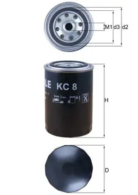  KNECHT Фильтр топливный